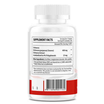 BiotechMic Echinacea 425 mg 100 caps (фото, вид 1)