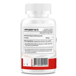 BiotechMic Monolaurin 500 mg 60 caps. Вид 2