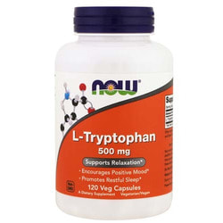 NOW L-Tryptophan 500 mg 120 caps. Вид 2