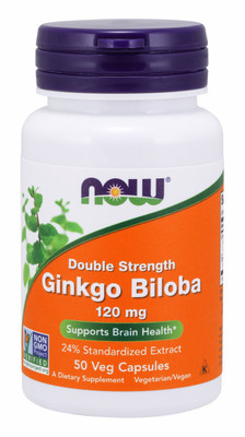 NOW Ginkgo Biloba 120 mg 50 caps