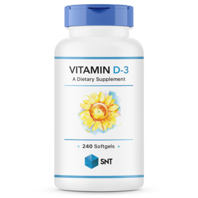 SNT Vitamin D-3 5000 iu 240 softgels (фото)