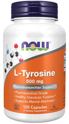NOW L-Tyrosine 500 mg 120 caps