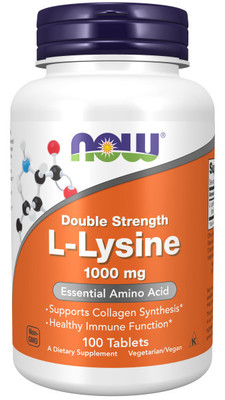 NOW L-Lysine 1000 mg 100 tabs