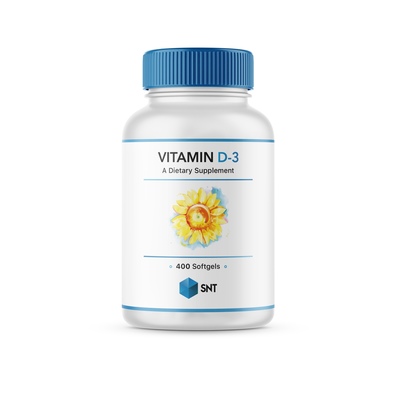 SNT Vitamin D-3 5000 iu 400 softgels (фото)