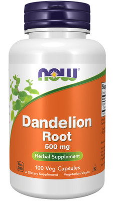 NOW Dandelion Root 500 mg 100 vcaps