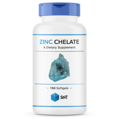 SNT Zinc Chelate 30 mg 150 softgels (фото)