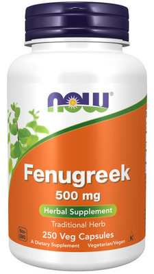 NOW Fenugreek 500 mg 250 vcaps