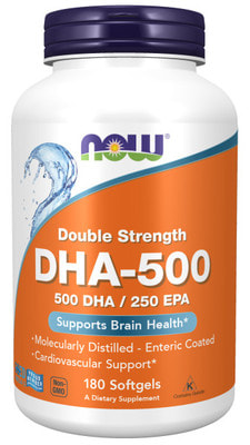 NOW DHA-500 180 softgels