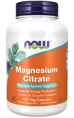 NOW Magnesium Citrate 120 caps