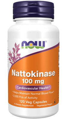 NOW Nattokinase 100 mg 120 vcaps