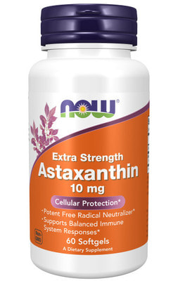 NOW Astaxanthin 10 mg 60 softgels