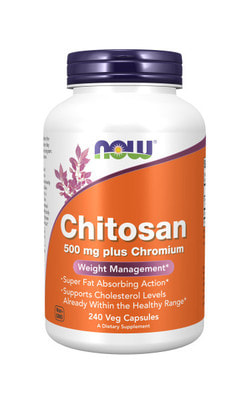 NOW Chitosan Plus 500 mg 240 vcaps