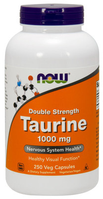 NOW Taurine 1000 mg 250 vcaps