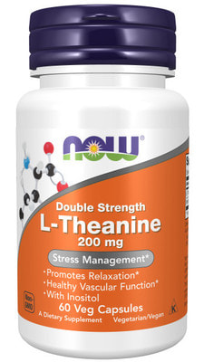 NOW L-Theanine 200 mg 60 vcaps