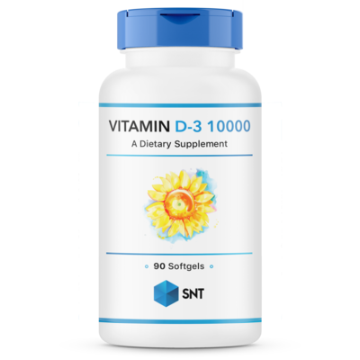 SNT Vitamin D-3 Ultra 10000 iu 90 softgels (фото)