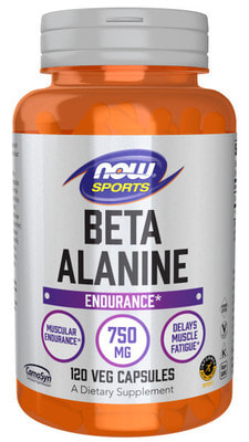 NOW Beta-Alanine 750 mg 120 caps
