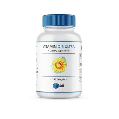 SNT Vitamin D-3 Ultra 10000 iu 240 softgels (фото)