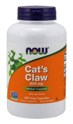 NOW Cat`s Claw 500 mg 250 vcaps