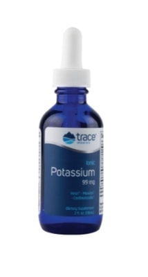 Trace minerals Ionic Potassium 99 mg 59 ml