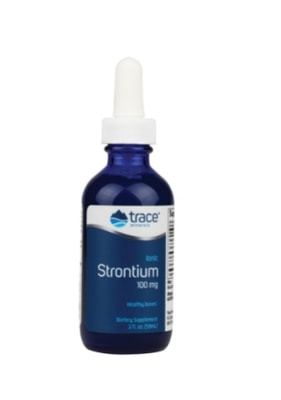 Trace minerals Ionic Strontium 100 mg 59 ml