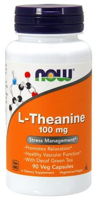 NOW L-Theanine 100 mg 90 vcaps