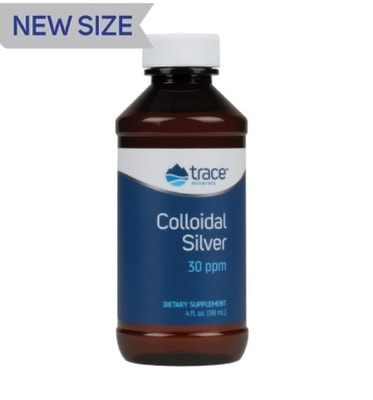 Trace minerals Colloidal Silver 30 ppm 118 ml