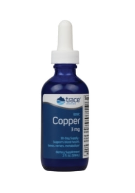 Trace minerals Ionic Cooper 3 mg 59 ml