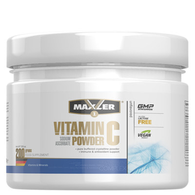 Maxler Vitamin C 1000мг 200г