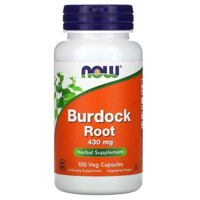 NOW Burdock Root 430 mg 100 caps (фото)