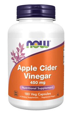 NOW Apple Cider Vinegar 450 mg 180 caps
