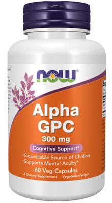 NOW Alpha GPC 300 mg 60 vcaps