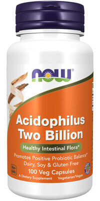 NOW Acidophilus Two Billion 100 vcaps