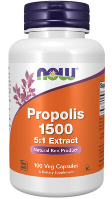 NOW Propolis 1500, 100 VCAPS