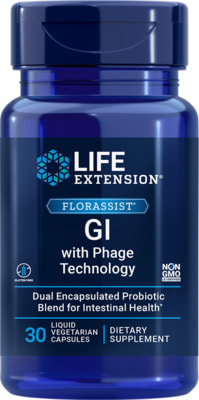Life Extension FLORASSIST® GI with Phage Technology 30 liquid vcaps (фото)