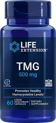 Life Extension TMG 500 mg, 60 liquid vcaps