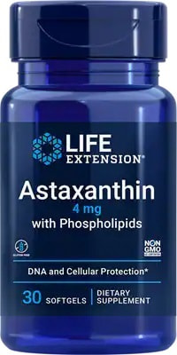 Life Extension Astaxanthin with Phospholipids 4mg 30 sgels