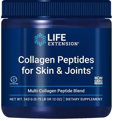 Life Extension Collagen Peptides for Skin & Joints - CA sku 343 gr