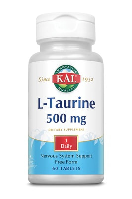 KAL L-Taurine 500mg 60 tab