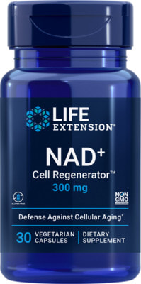 Life Extension NAD+ Cell Regenerator™ 300 mg 30 vcaps