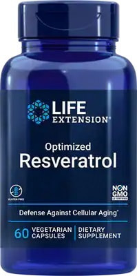 Life Extension Optimized Resveratrol 60 vcaps