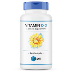 SNT Vitamin D-3 5000 iu 240 softgels