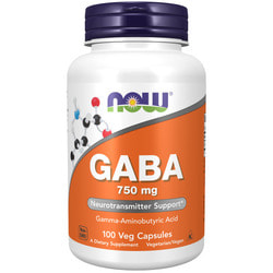 NOW GABA 750 mg 100 caps