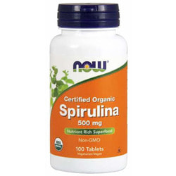 NOW Spirulina 500 mg 200 tabs