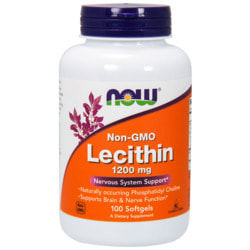 NOW Lecithin 1200 mg 100 softgels