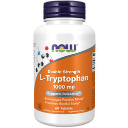 NOW L-Tryptophan 1000 mg 60 tabs