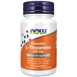 NOW L-Theanine 100 mg 90 chewables