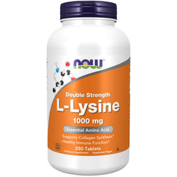 NOW L-Lysine 1000 mg 250 tabs