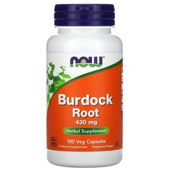 NOW Burdock Root 430 mg 100 caps
