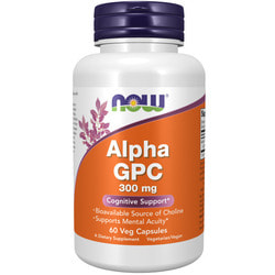 NOW Alpha GPC 300 mg 60 vcaps