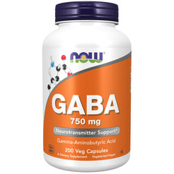 NOW GABA 750 mg 200 caps